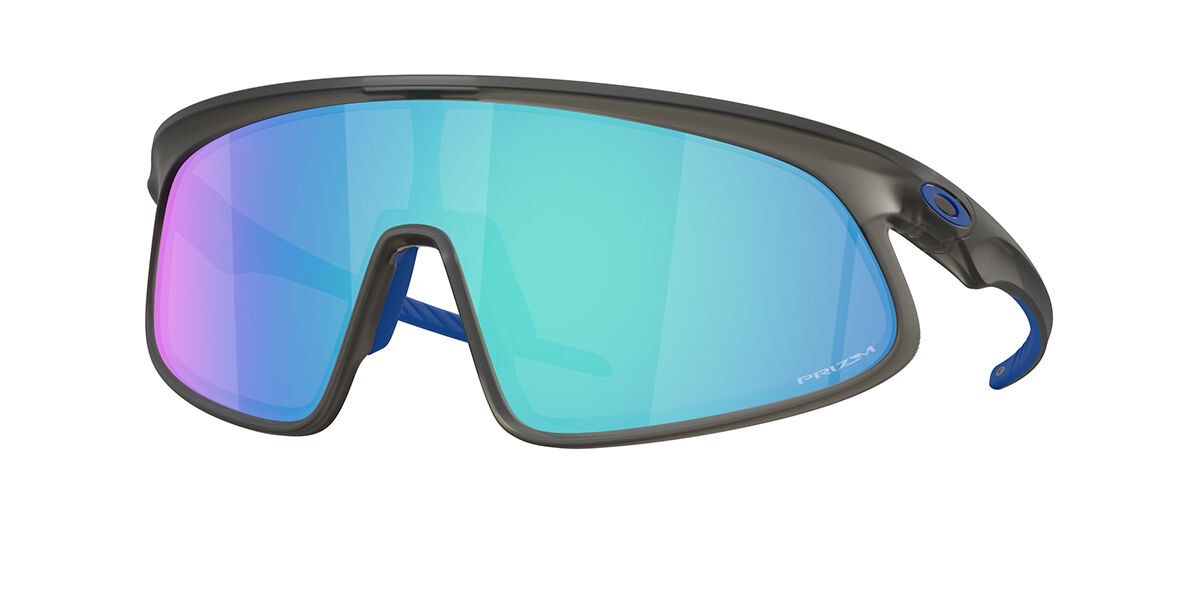 Oakley OO9484D RSLV Asian Fit 948403, Grey frame, Prizm™ Sapphire Blue Mirror lenses