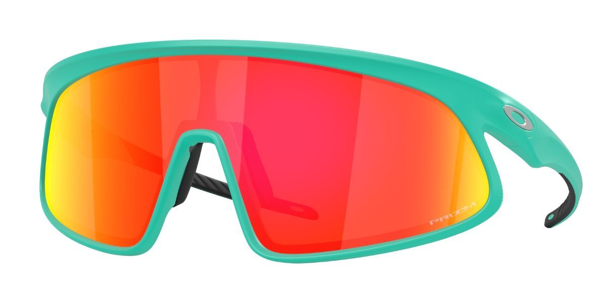 Oakley OO9484D RSLV Asian Fit 948405, Green frame, Prizm™ Ruby Red Mirror lenses