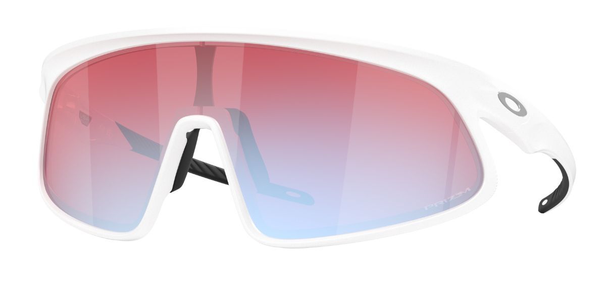 Oakley OO9484D RSLV Asian Fit 948408, White frame, Prizm™ Snow Sapphire Red Mirror lenses