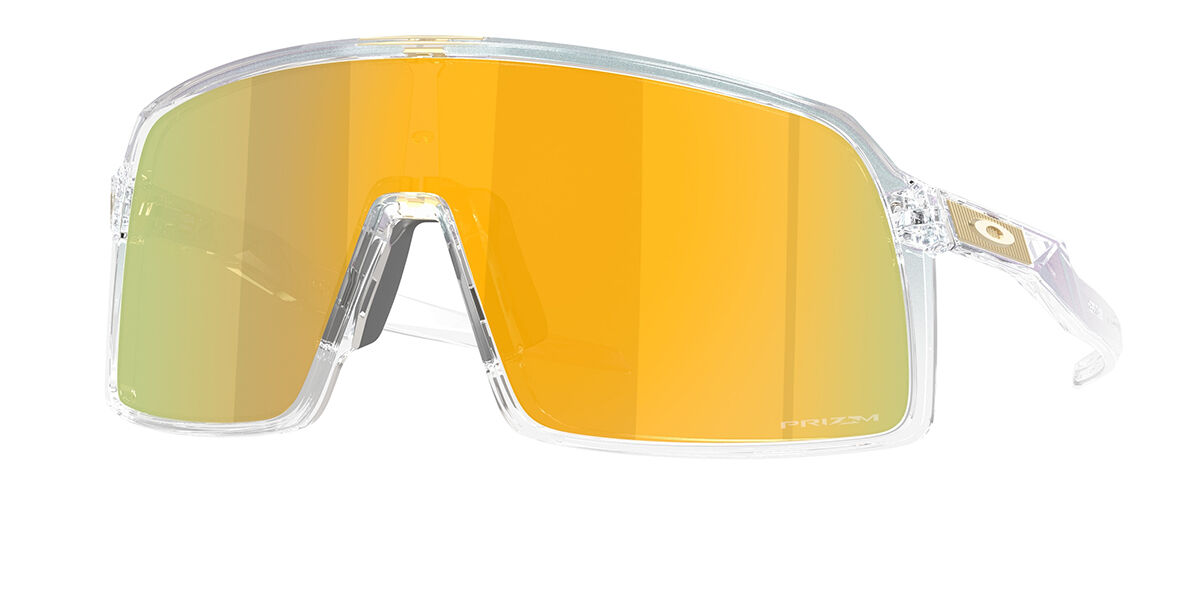 Oakley OO9406 SUTRO 9406C8, Clear frame, Prizm 24K Mirror lenses
