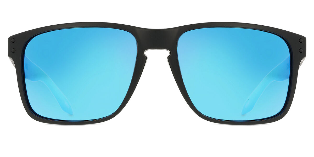 Oakley OO9487 HOLBROOK XXL 948705, Black frame, Prizm Sapphire Mirror lenses