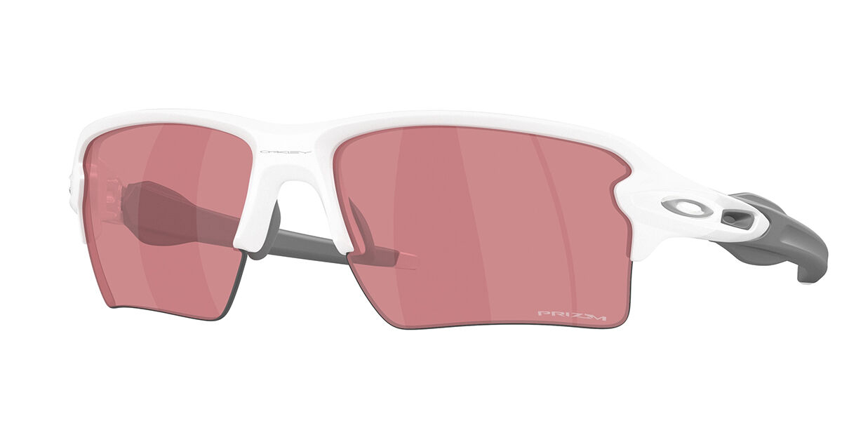 Oakley OO9488 FLAK 2.0 XXL 948812, White frame, Prizm Dark Golf Red Mirror lenses