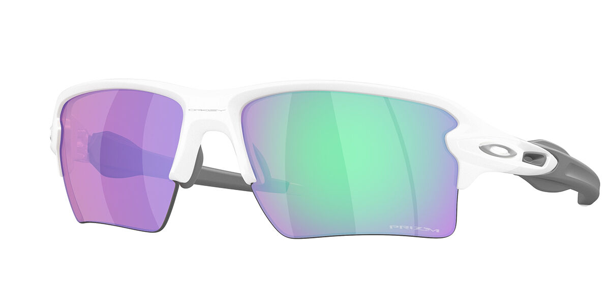 Oakley OO9488 FLAK 2.0 XXL 948811, White frame, Prizm Golf Purple lenses