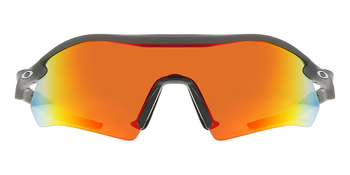Oakley OO9495D RADAR PLATE Asian Fit 949503, Grey frame, Prizm Ruby Mirror lenses