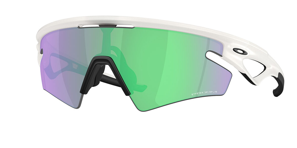 Oakley OO9499 SPHAERA SLASH 949904, White frame, Prizm Road Jade Mirror lenses