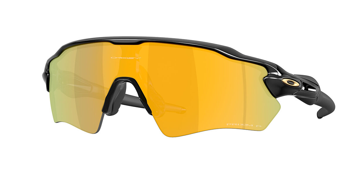 Oakley OO9510 RADAR EV S PATH Polarized 951004, Black frame, Prizm 24K Gold Mirror Polarized lenses