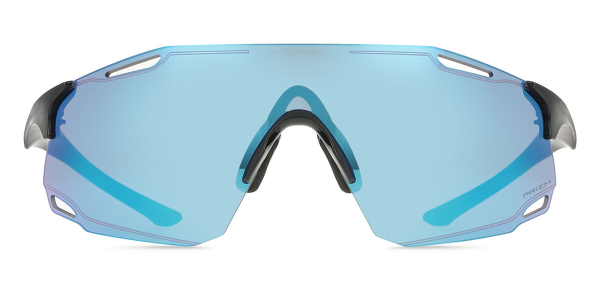 Oakley OO9513D CYBR DYNO Asian Fit 951302, Black frame, Prizm Sapphire Blue Mirror lenses