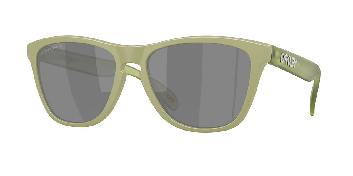 Oakley OO9013 FROGSKINS Polarized 9013M2, Green frame, Prizm Black Mirror Polarized lenses