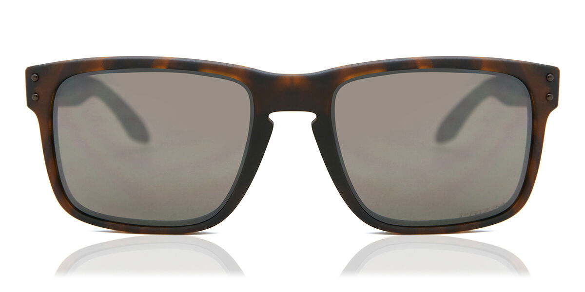 Oakley OO9102 HOLBROOK 9102F4, Tortoiseshell frame, Prizm™ Black Mirror lenses