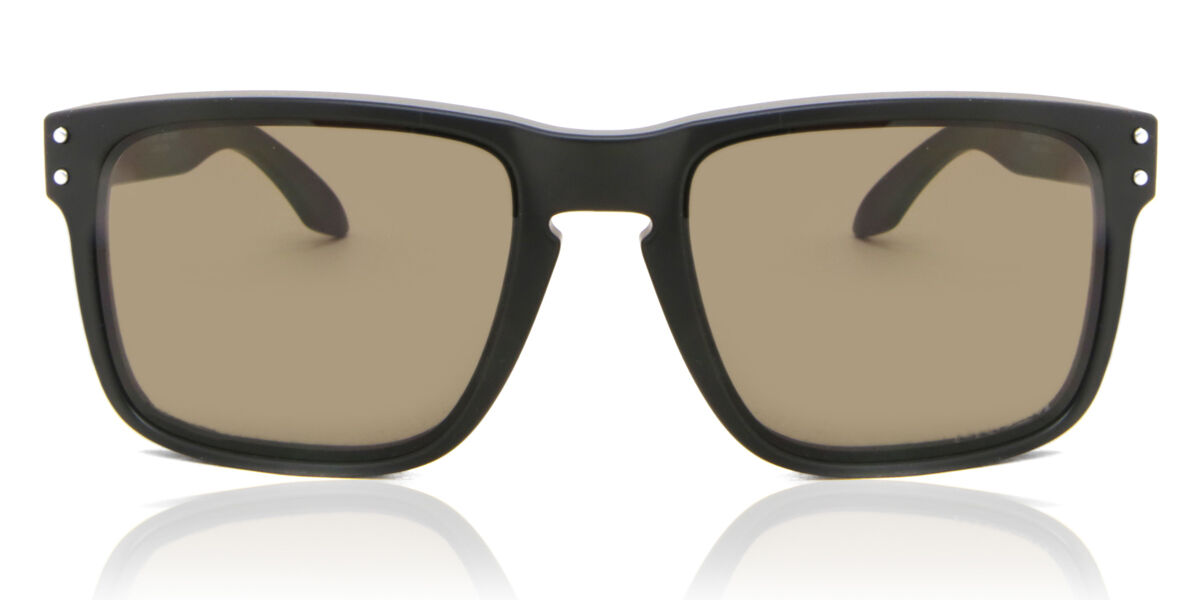 Oakley OO9102 HOLBROOK 9102E8, Black frame, Prizm Grey lenses