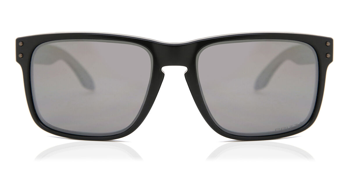 Oakley OO9102 HOLBROOK Polarized 9102D6, Black frame, Prizm™ Black Mirror lenses