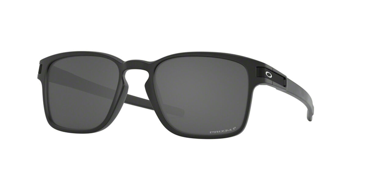 Oakley OO9358 LATCH SQUARED Asian Fit Polarized 935818, Black frame, Prizm™ Black lenses