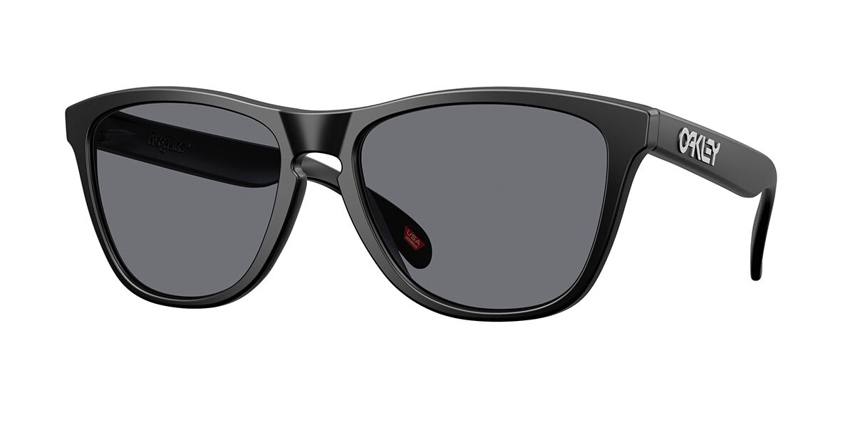 Oakley OO9013 FROGSKINS 9013M7, Black frame, Grey lenses