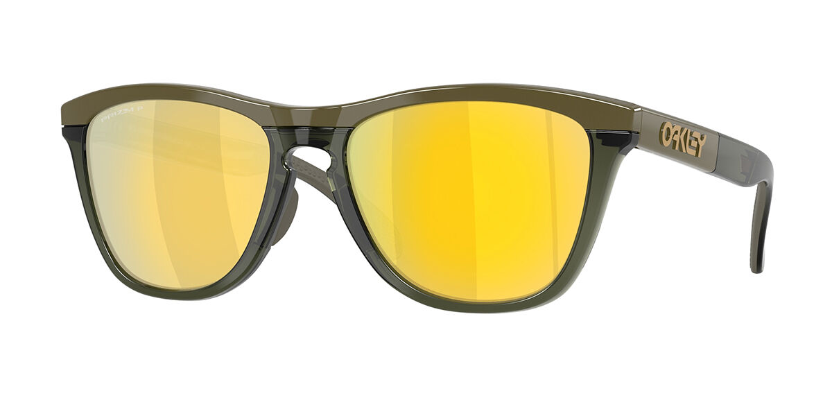 Oakley OO9503 FROGSKINS RANGE XL Polarized 950304, Green frame, Prizm 24K Gold Mirror Polarized lenses
