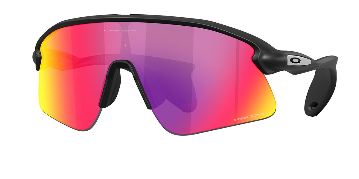 Oakley OO9517 STUNT DEVIL 951702, Black frame, Prizm Road Red lenses