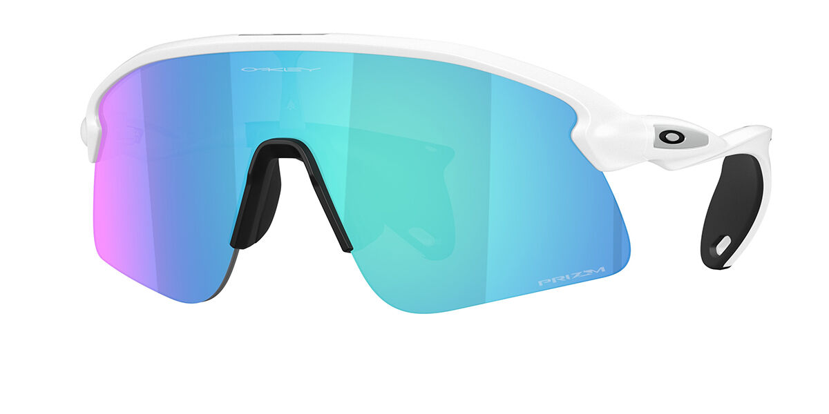 Oakley OO9518 STUNT DEVIL S 951804, White frame, Prizm Sapphire Blue Mirror lenses