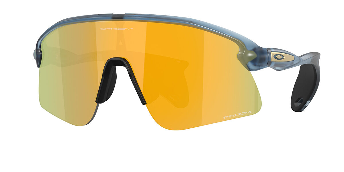 Oakley OO9518 STUNT DEVIL S 951805, Blue frame, Prizm 24K Gold Mirror lenses