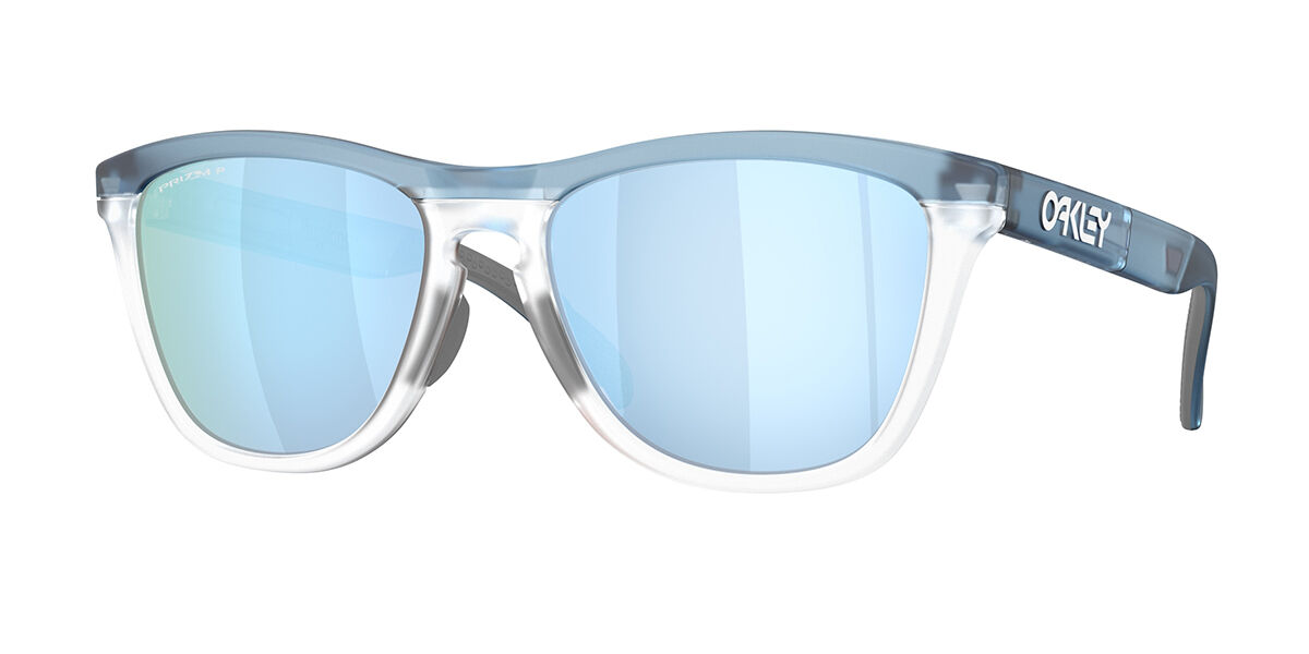 Oakley OO9503A FROGSKINS RANGE XL Asian Fit Polarized 950304, Blue frame, Prizm™ Deep Water Blue Polarized lenses