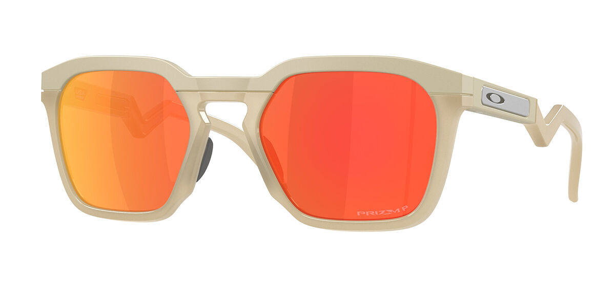 Oakley OO9533 HSTN SQ Polarized 953305, Brown frame, Prizm Ruby Mirror Polarized lenses