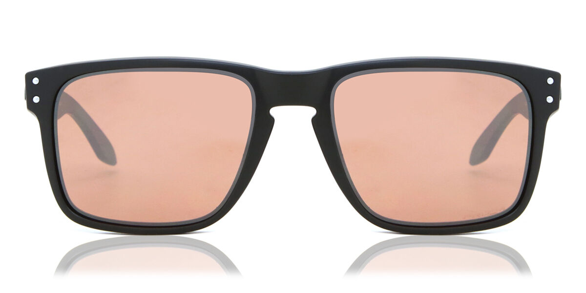 Oakley OO9417 HOLBROOK XL 941735, Black frame, Prizm™ Dark Golf Red Mirror lenses
