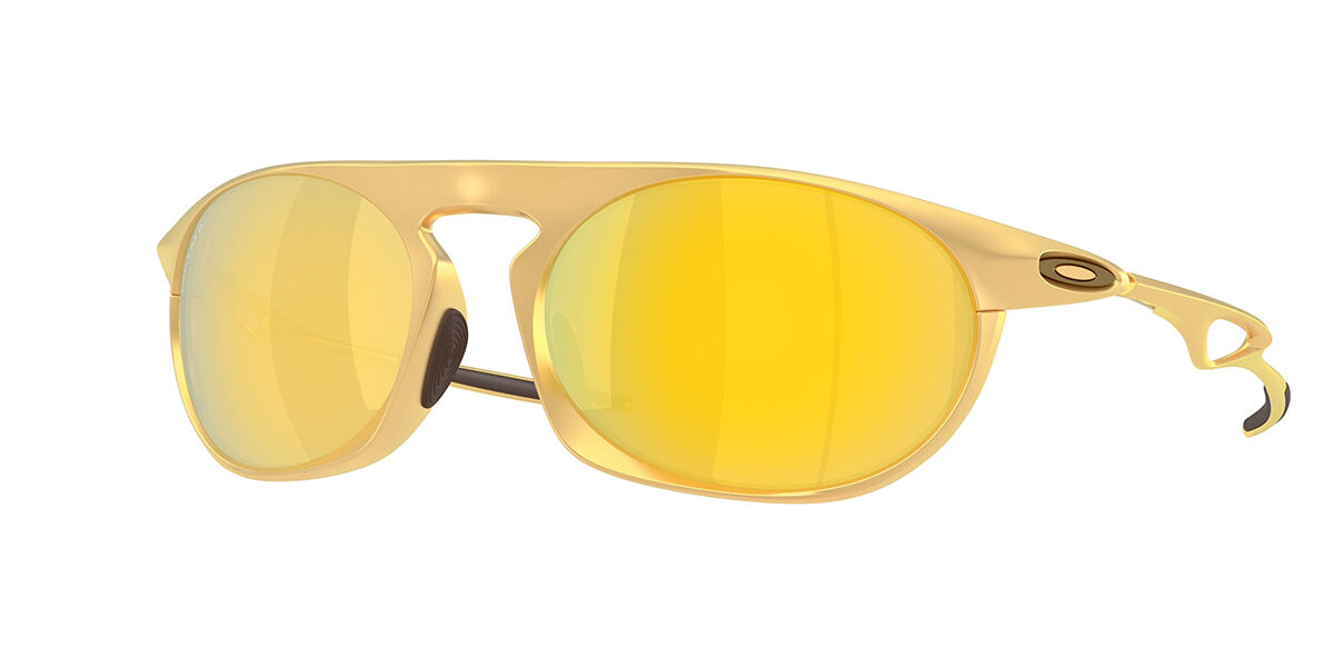 Oakley OO4065 NEO JACKET Polarized 406506, Gold frame, Prizm 24K Mirror Polarized lenses