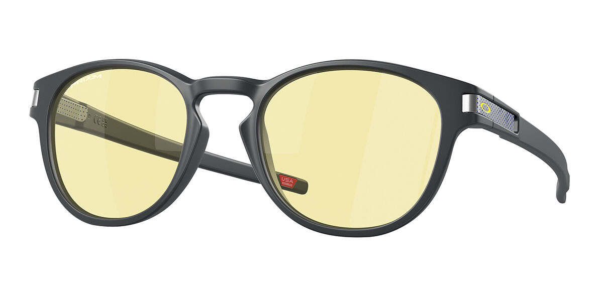 Oakley OO9265 LATCH Blue-Light Block 926567, Black frame, Prizm Gaming™ 2 lenses