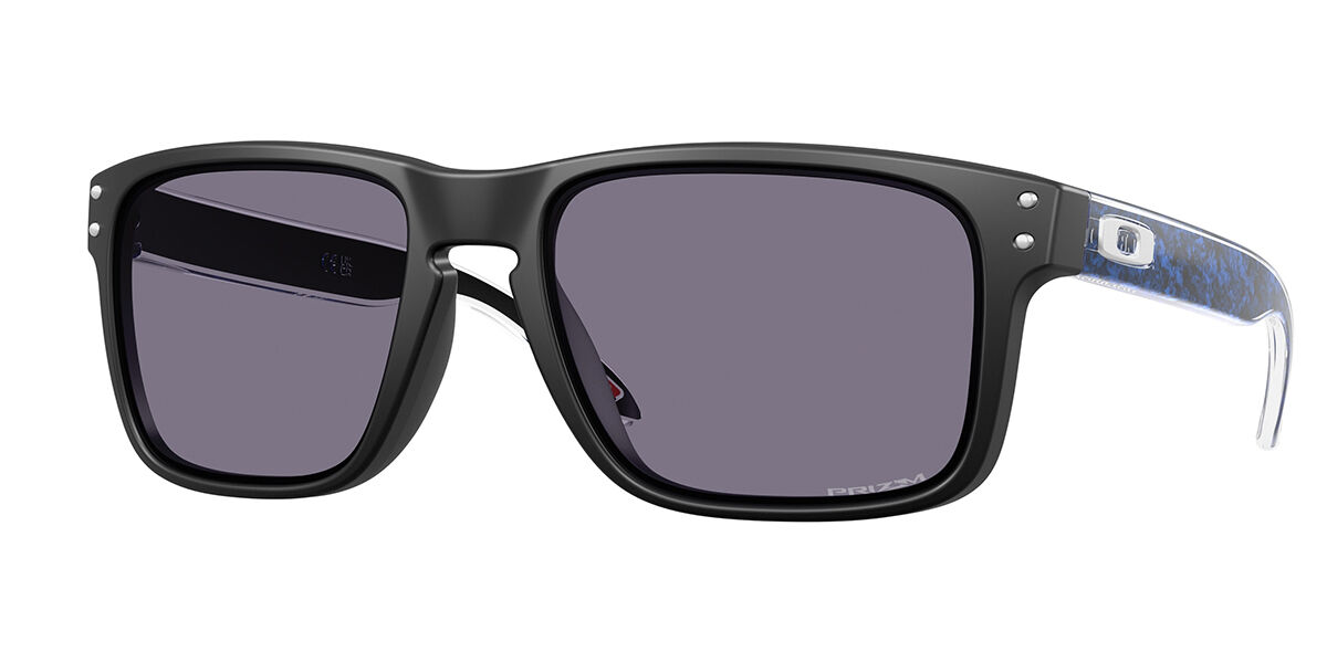 Oakley OO9102 HOLBROOK 9102Z3, Black frame, Prizm Grey lenses