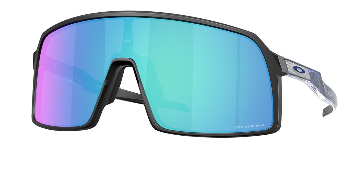 Oakley OO9406 SUTRO 9406C0, Black frame, Prizm Sapphire Mirror lenses