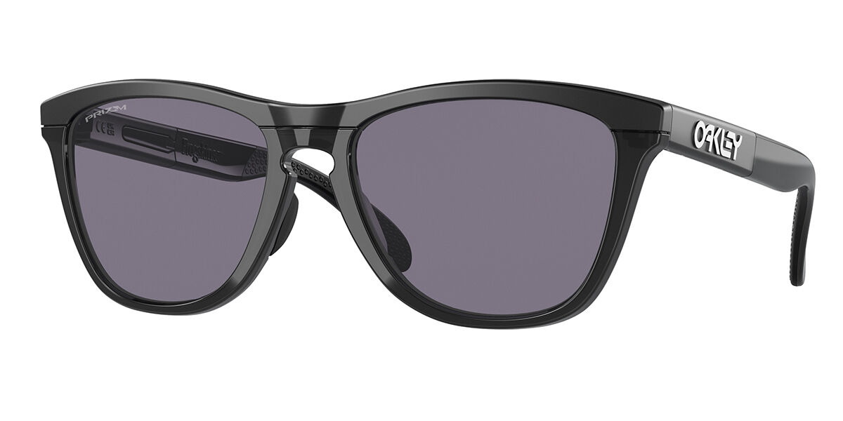 Oakley OO9284A FROGSKINS RANGE Asian Fit 928410, Black frame, Prizm™ Grey Mirror lenses