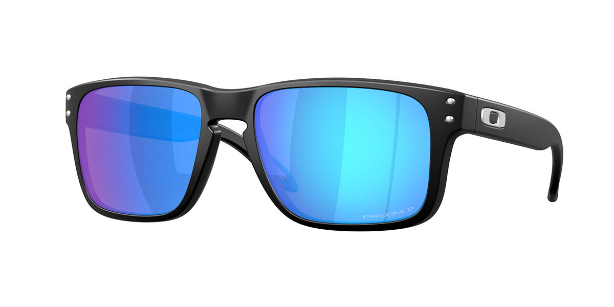 Oakley OO9509 HOLBROOK S Polarized 950904, Black frame, Prizm Sapphire Mirror Polarized lenses