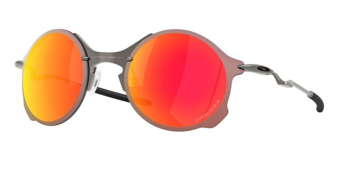Oakley OO6026 TAILEND TI 602602, Gunmetal frame, Prizm Ruby Mirror lenses