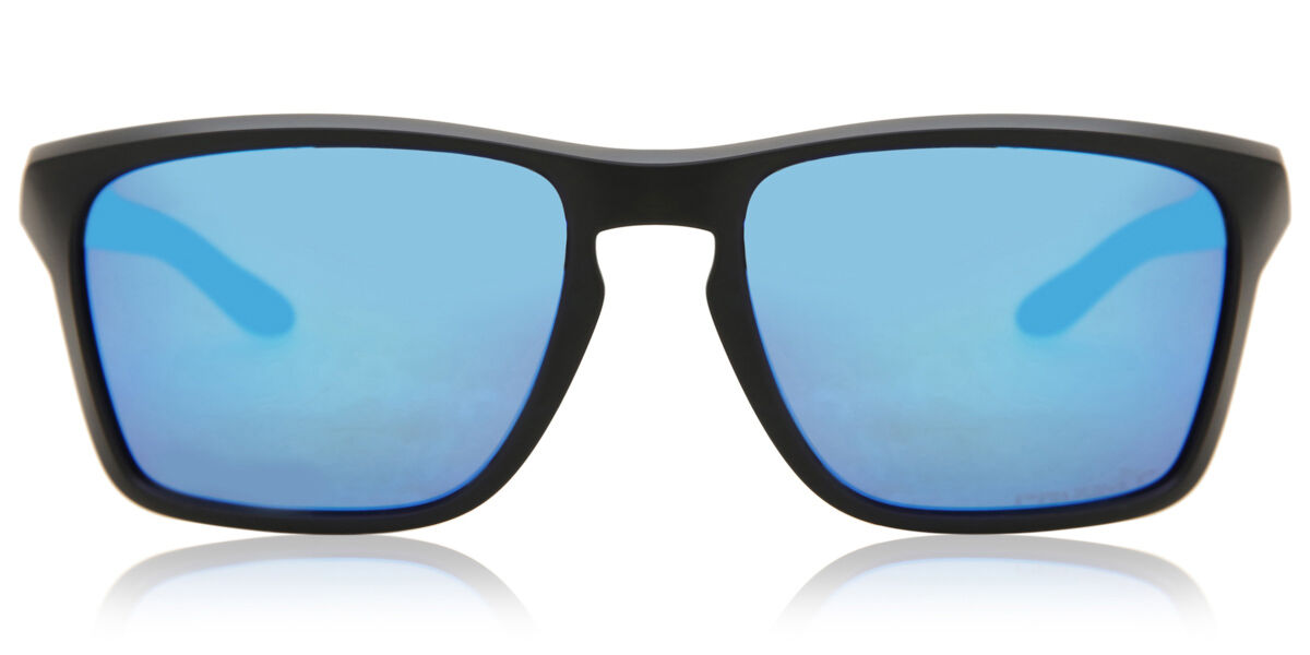 Oakley OO9448 SYLAS Polarized 944812, Black frame, Prizm™ Sapphire Blue Mirror lenses