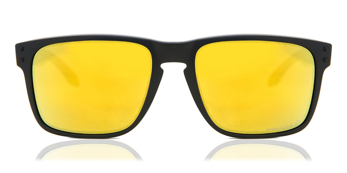 Oakley OO9417 HOLBROOK XL Polarized 941723, Black frame, Prizm™ 24K Mirror lenses