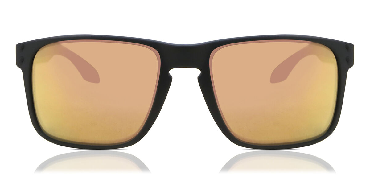 Oakley OO9244 HOLBROOK Asian Fit 924449, Black frame, Prizm™ Rose Gold lenses