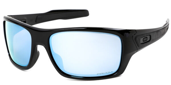 Oakley OO9263 TURBINE Polarized 926314, Black frame, Prizm™ Deep Water Blue lenses