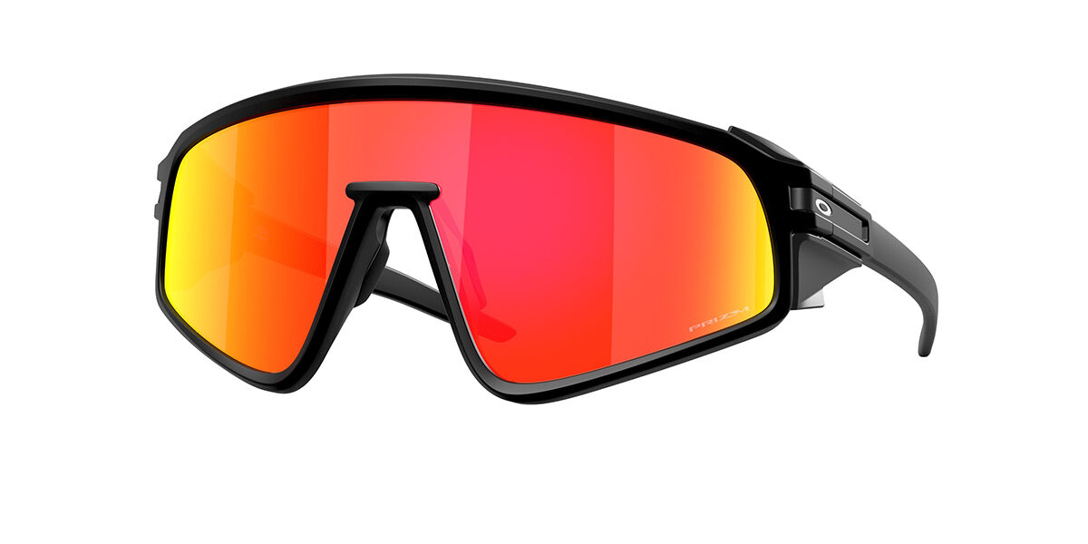 Oakley OO9404 LATCH PANEL 940416, Black frame, Prizm™ Ruby Red Mirror lenses