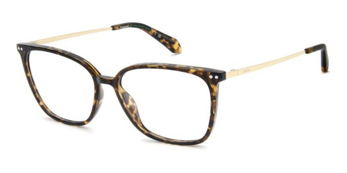 Polaroid PLD D616 086 Women's Eyeglasses Tortoiseshell Size 55 (Frame Only) - Blue Light Block Available