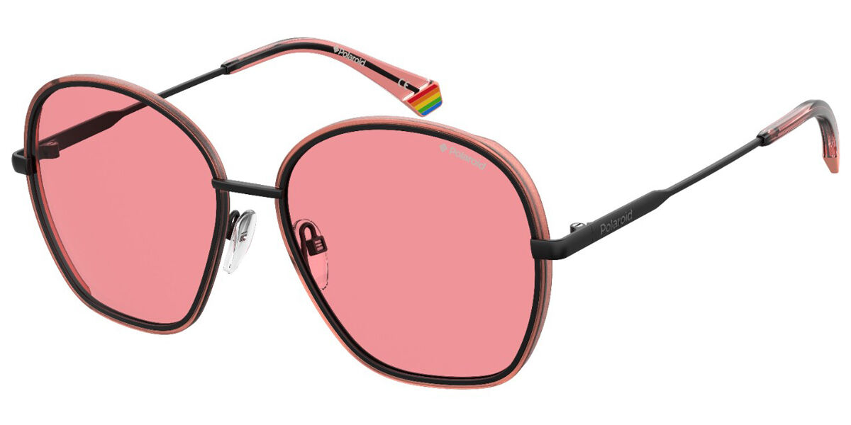 Polaroid PLD 6113/S 35J/0F Women's Sunglasses Black Size 56