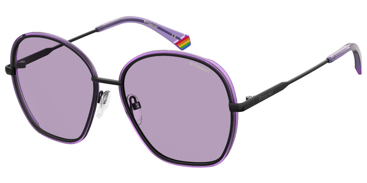 Polaroid PLD 6113/S B3V/KL Women's Sunglasses Black Size 56