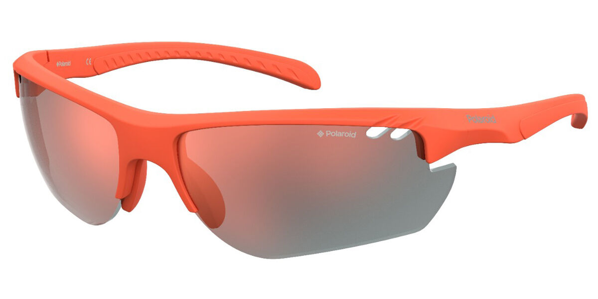 Polaroid PLD 7026/S 2M5/OZ Men's Sunglasses Orange Size 72