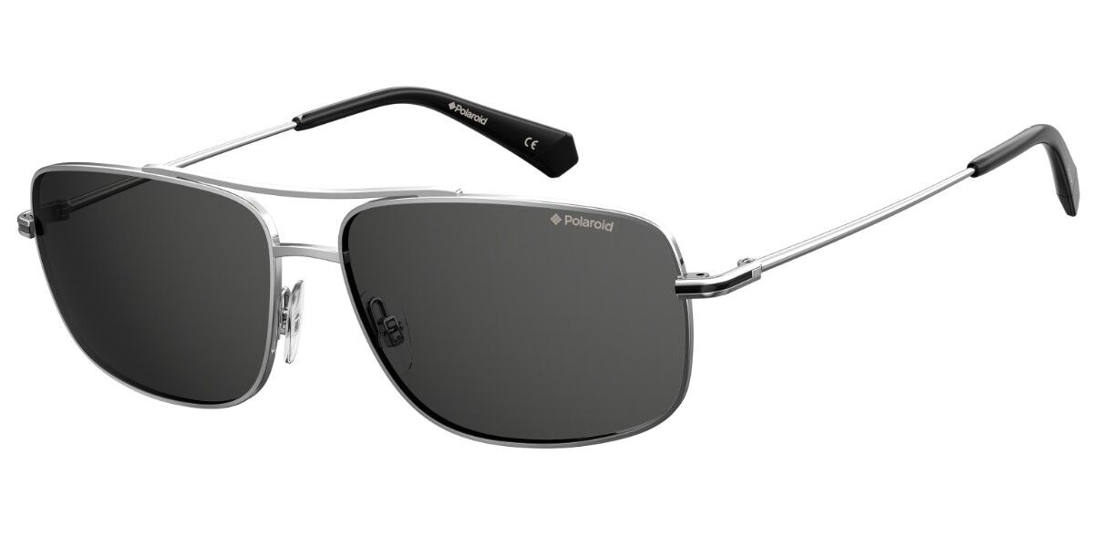 Polaroid PLD 6107/S/X Polarized 010/M9 Men's Sunglasses Silver Size 60