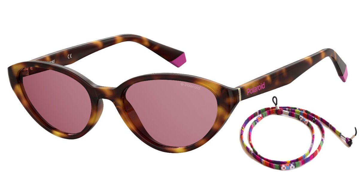 Polaroid PLD 6109/S 0T4/0F Women's Sunglasses Tortoiseshell Size 53