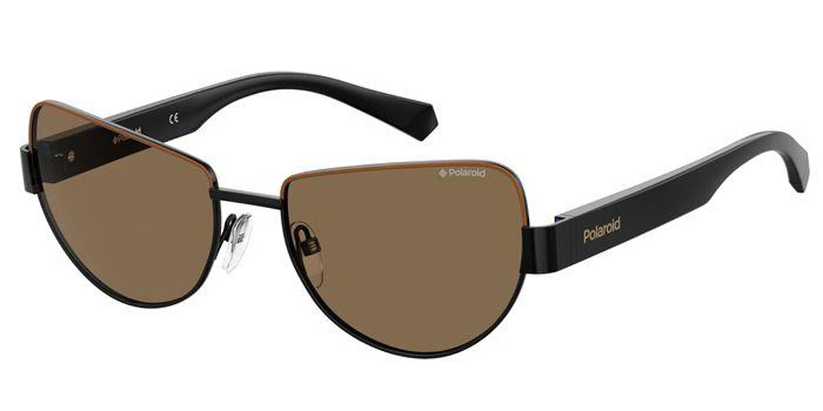 Polaroid PLD 6122/S R60/HE, Black frame, Brown lenses