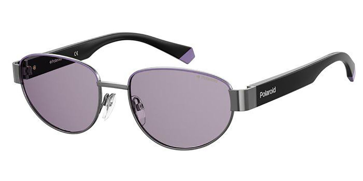 Polaroid PLD 6123/S YY5/KL, Grey frame, Purple lenses
