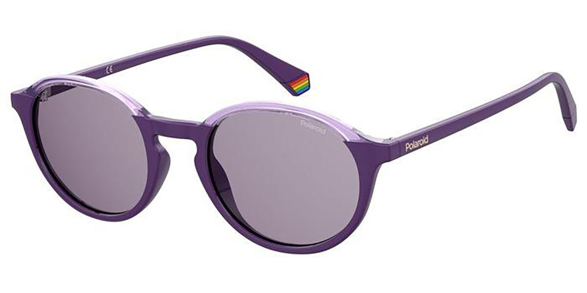Polaroid PLD 6125/S B3V/KL, Purple frame, Pink lenses