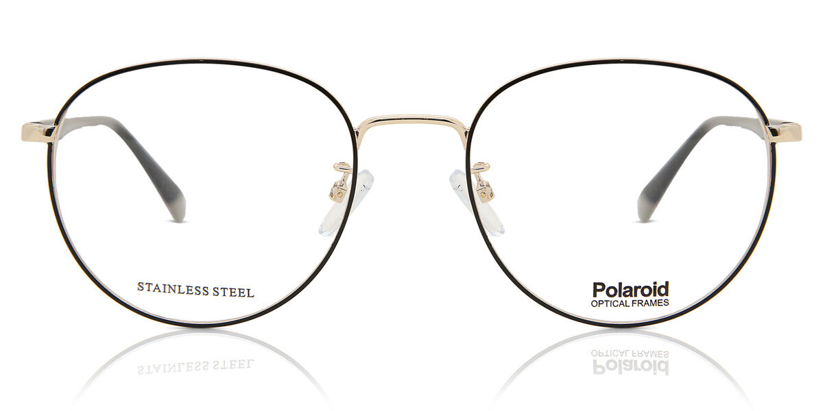 Polaroid PLD D389/G Asian Fit RHL Men's Eyeglasses Black Size 54 (Frame Only) - Blue Light Block Available