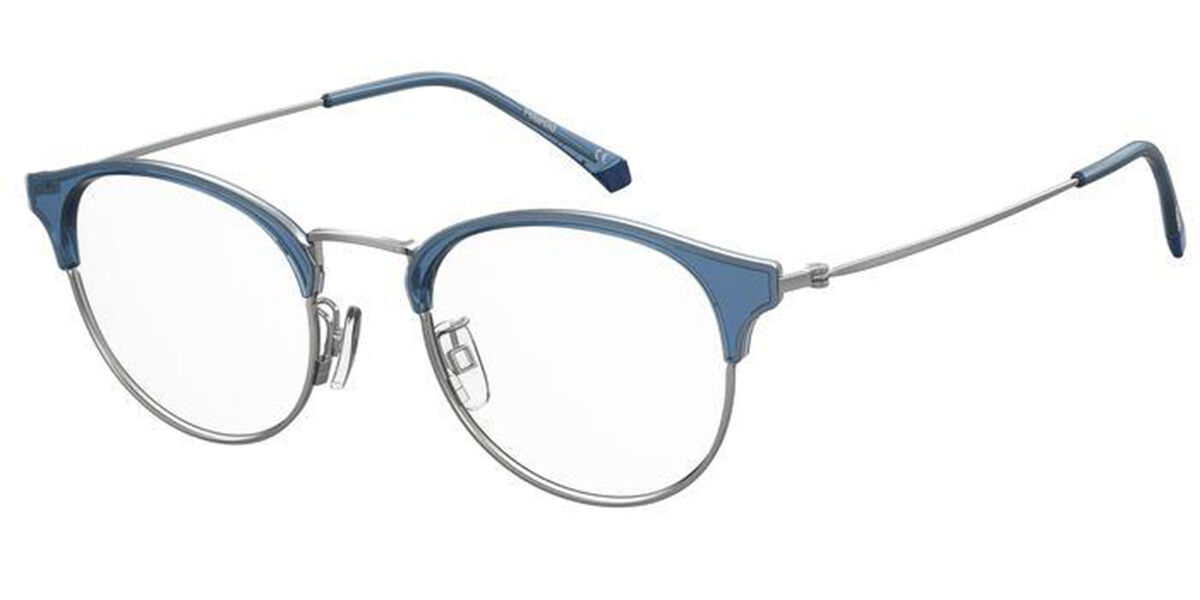 Polaroid PLD D404/G Asian Fit PJP Men's Eyeglasses Blue Size 51 (Frame Only) - Blue Light Block Available
