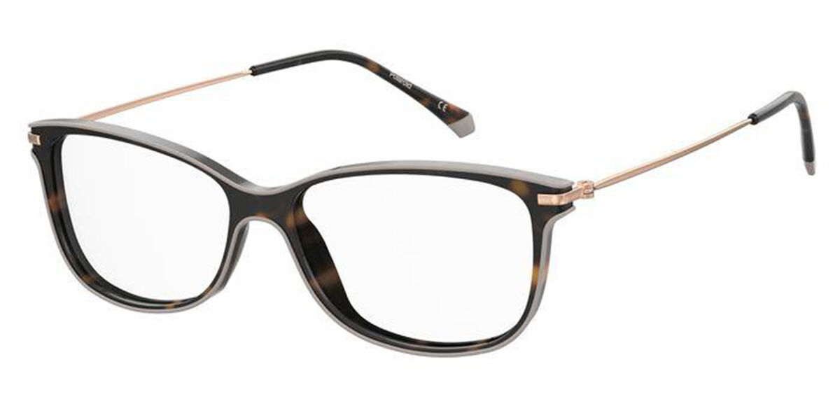 Polaroid PLD D416 086 Women's Eyeglasses Tortoiseshell Size 54 (Frame Only) - Blue Light Block Available