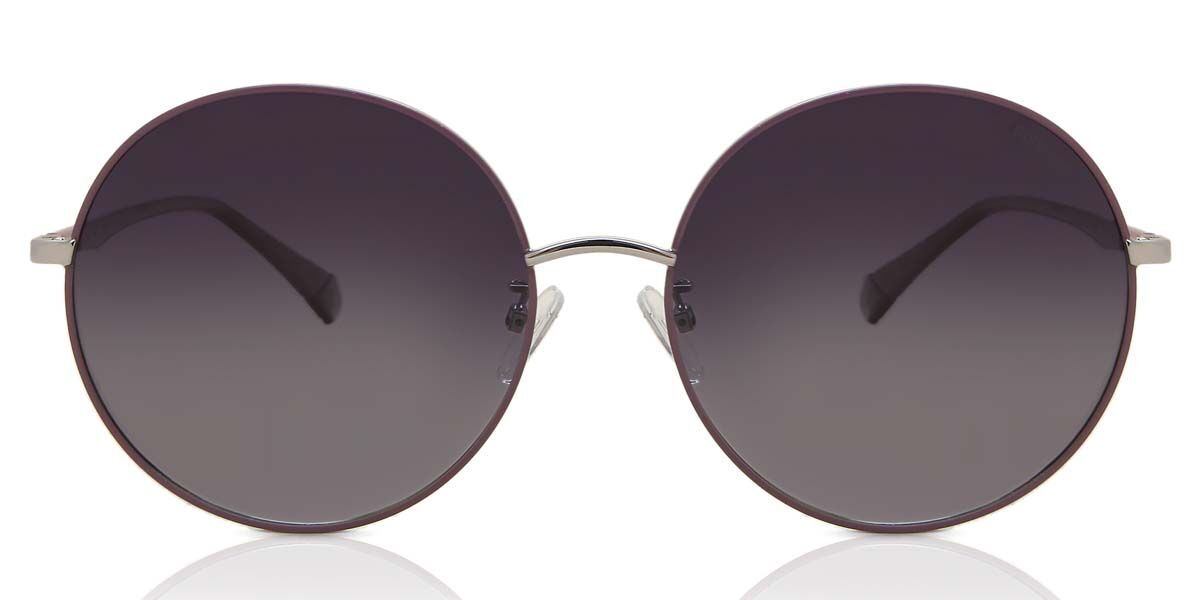 Polaroid PLD 4105/G/S Asian Fit Polarized KTS/WJ, Purple frame, Gradient Grey lenses