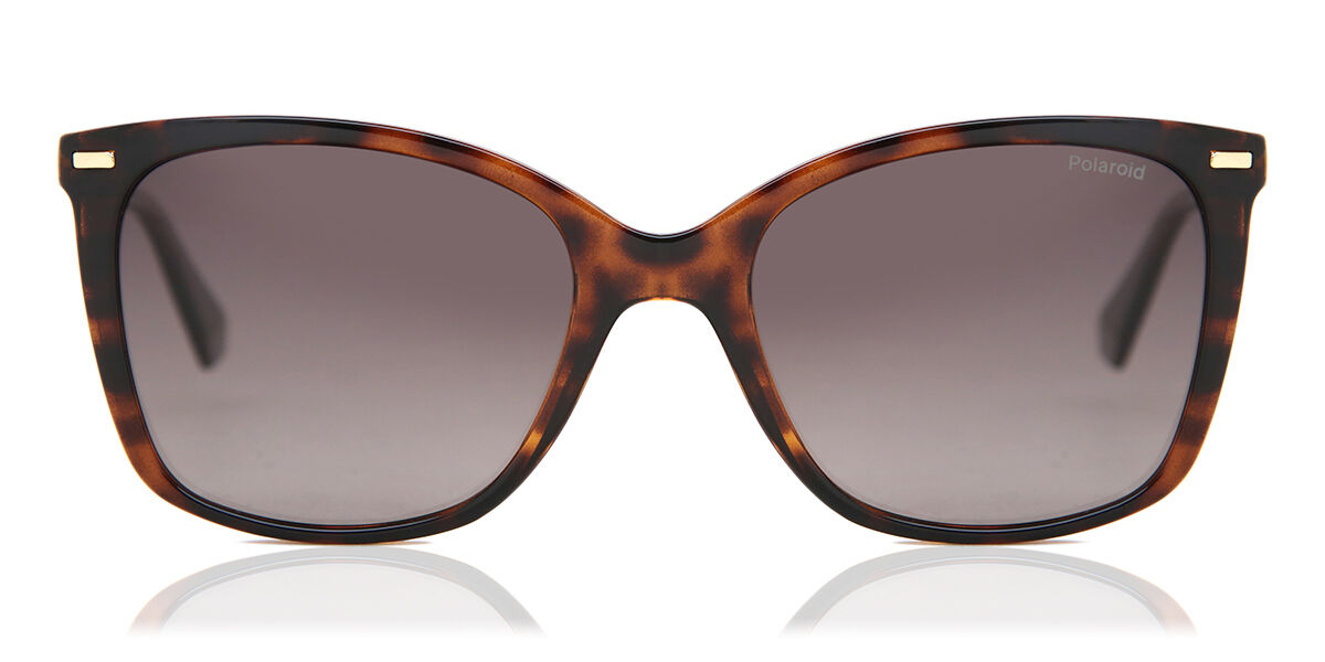 Polaroid PLD 4108/S Polarized 086/LA, Tortoiseshell frame, Gradient Grey lenses